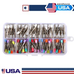 200pcs Mixed Dental latch type prophy polishing brush flat tapered Brushes pro
