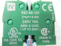 SHAMROCK RB2-BE-101 CONTACT BLOCK NSNP
