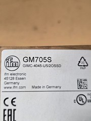 IFM GM705S Fail-Safe Inductive Sensor 19.2-30VDC 4-20mm
