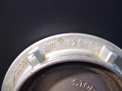 AWG 125-5″ Storz Aluminum Cap with Chain, Germany, Fire Engine