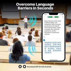 AI Translation Earbuds Real Time 144 Language Translator Earbuds for ALL iPhone