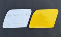 Inner Half Yellow Fog Light Tint KIT for 2nd Gen Honda CRX, Civic Head lights
