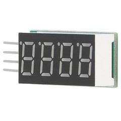 4 Digit 7 Segment Digital Tube Module LED Display Module I2C Interface DC