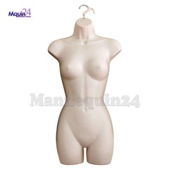 5 Pack Mannequin Torsos Female – Flesh Women’s Plastic Hanging Dress Form