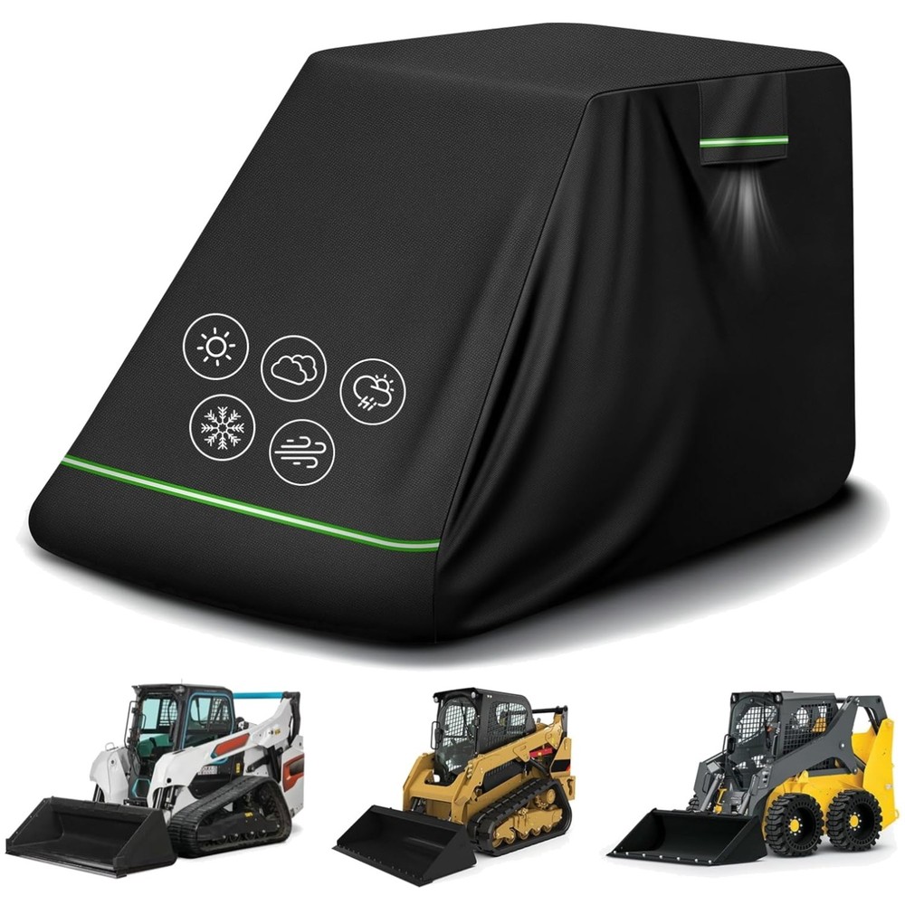 Waterproof Skid Steer Cover for Bobcat, Caterpillar, Kubota