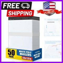 Poly Mailers 10×13 Inch 50 Pcs, Large Shipping Bags for Clothing, Waterproof …