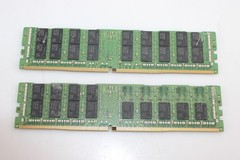 Lot of 2 Samsung 64GB DDR4-2666 PC4-21300 ECC LRDIMM Server Memory RAM (M386A8K4