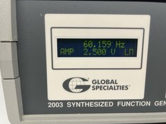GLOBAL SPECIALTIES 2003 SYNTHESIZED GENERATOR-Read