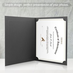 Golden State Art, Pack of 25, 8.5X11 Photo Folders, Cardboard Picture Frame, …
