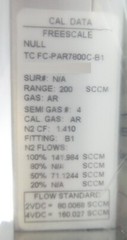 Aera TC FC-PAR7800C-B1 Transformer UHP Digital MFC/MFM 200 SCCM N2 New Surplus