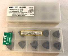 NTK Ceramic Inserts – WNGA 433 0.2 SX8 TNF – Qty. 10 – NEW