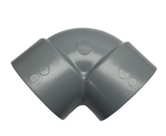 F439 NIBCO 90°ELBOW FITTING PIPE FEM SOCKET x FEM SOCKET 6″ SCH80 CPVC NSF-PW