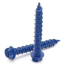Concrete Hex Head slotted 3/16 x 1-1/4″ block / Brick, Masonry Screw Tapcon