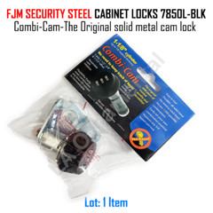 Lock FJM Security 7850 L Padlock Cabinet Blk Combi Cam Original solid metal Cam