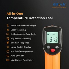LCD Digital Non-contact Laser IR Infrared Thermometer Temp Meter Temperature Gun
