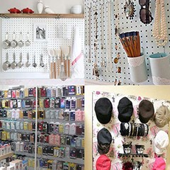 81pcs Pegboard Hangers Set Kit For Work Shop Storage Display Organization Garage