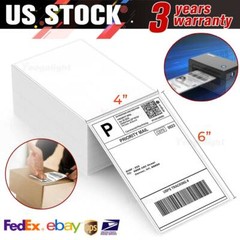 4″x6″ Fanfold Direct Thermal Shipping Labels For Zebra Rollo MUNBYN Printer 500