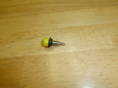 Lot/5 HH Smith 202 Yellow Insulated Tip Jack Test Point,NOS
