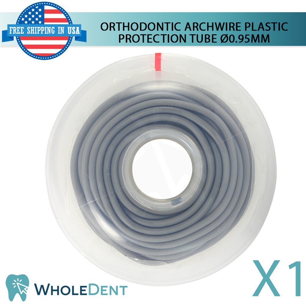 Orthodontic Dental Archwire Plastic Protection Tube Elastic Morelli Ø0.95mm Roll