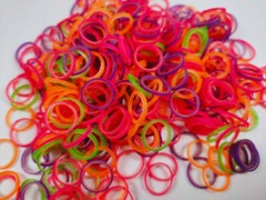 5000Pcs/Pack Dental Super Elastic Rubber Band Colorful ties 2.5/3.5/4.5/6.5OZ