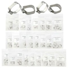 Dental Orthodontic Band 1st Molar Pre-Welded Buccal Tube #35-40+# Roth 022 U3/L2