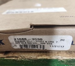 Garlock Klozure 21086-3530 Model 53 Oil Seal 7.375 ID 8.500 OD .625 Width New