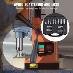 VEVOR Annular Cutter Set HSS Magnetic Drill Bits 13 PCS Weldon Shank 1″ Depth