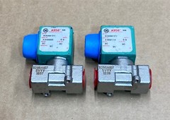ASCO SOLENOID VALVE SC8256A107V 1/4 NPT 24VDC STAINLESS QTY 2