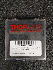 Thorlabs LB1901-ML Mounted N-BK7 Bi-Convex Lens, Ø1″ f = 75.0 mm Uncoated