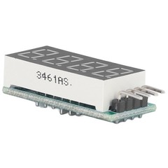 4 Digit 7 Segment Digital Tube Module LED Display Module I2C Interface DC