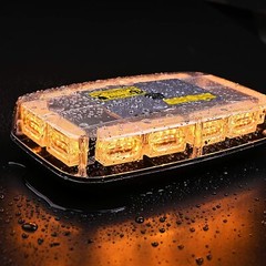 Nilight 12″ Roof Top LED Strobe Lights 48LED Hazard Light Emergency Safety Lamps