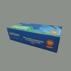 Vinyl Nitrile Co-Polymer Examination Gloves (4 MIL), 100/box