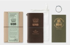 Let’s Go On A Road Trip, Traveler’s Notebook/Company • Regular Notebook • Brown