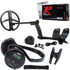 XP Deus Metal Detector w/ 11″ X35 Coil, WS4 Wireless Headphones + Remote Control