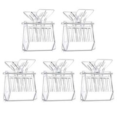 5PCS/Set Queen Bee Catcher Clip Cage Catching Beekeeping Equipment Plastic Clear