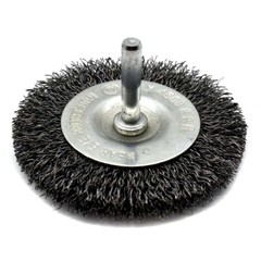 3 Inch Wire Wheel Brush 1/4 Inch Shank – Fine Crimped Wire 4500 RPM – S1863