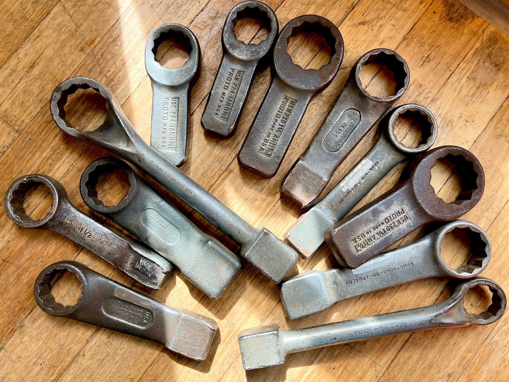 Snap On Proto Armstrong Blue Point Striking Wrench Lot Slugging USN USA