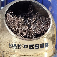 Hakko FX-951 Soldering Station FM-2027 Iron 599B Tip Cleaner Cables Tested