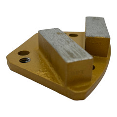 18 Pack Bolt on Diamond Grinder Tooling For Concrete Floor Grinders Medium Bond