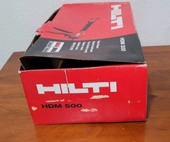 HILTI HDM 500 Manual Adhesive Epoxy Dispenser & Instruction Manual – NEW