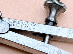 Rare/Antique STARRETT No.76 Thread Calipers W/Square Legs, 3.0” Size & Capacity!