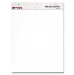 Universal Self Stick Easel Pad 25 x 30 Unruled 30 Sheets White 2 Pack