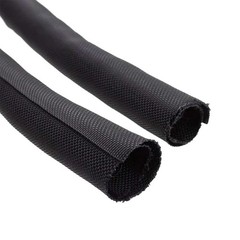 Split Braided Cable Sleeve Nylon Self Wrap Wire Loom Cord Management Protector