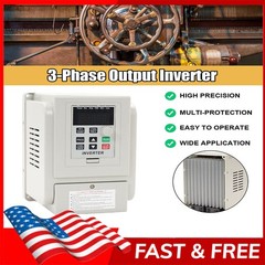 220V 2.2KW Variable Frequency Drive Inverter CNC VFD VSD Single To Three Phase