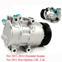 A/C Compressor w/ Clutch For 2011-2014 Hyundai Sonata/ 2011 Kia Optima 2.0L 2.4L