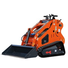 2026 Brand New 24HP Mini Skid Steer Stand-on Three-stage pump Twin cylinder