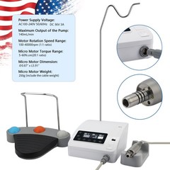 Mini Dental Implant Motor System Surgical Brushless Motor 20:1 Contra Angle