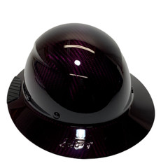 Custom Translucent Purple Carbon Fiber Lift DAX Carbon Fiber HDC-15KG FB HardHat