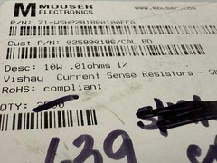 VISHAY Current Sense Resistor .01 Ohm 10W %1 (10 PCs SMD)