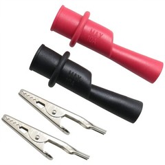 For Fluke Multimeter Test Lead Kit 4mm Banana Plug Probe Tip Alligator Clip